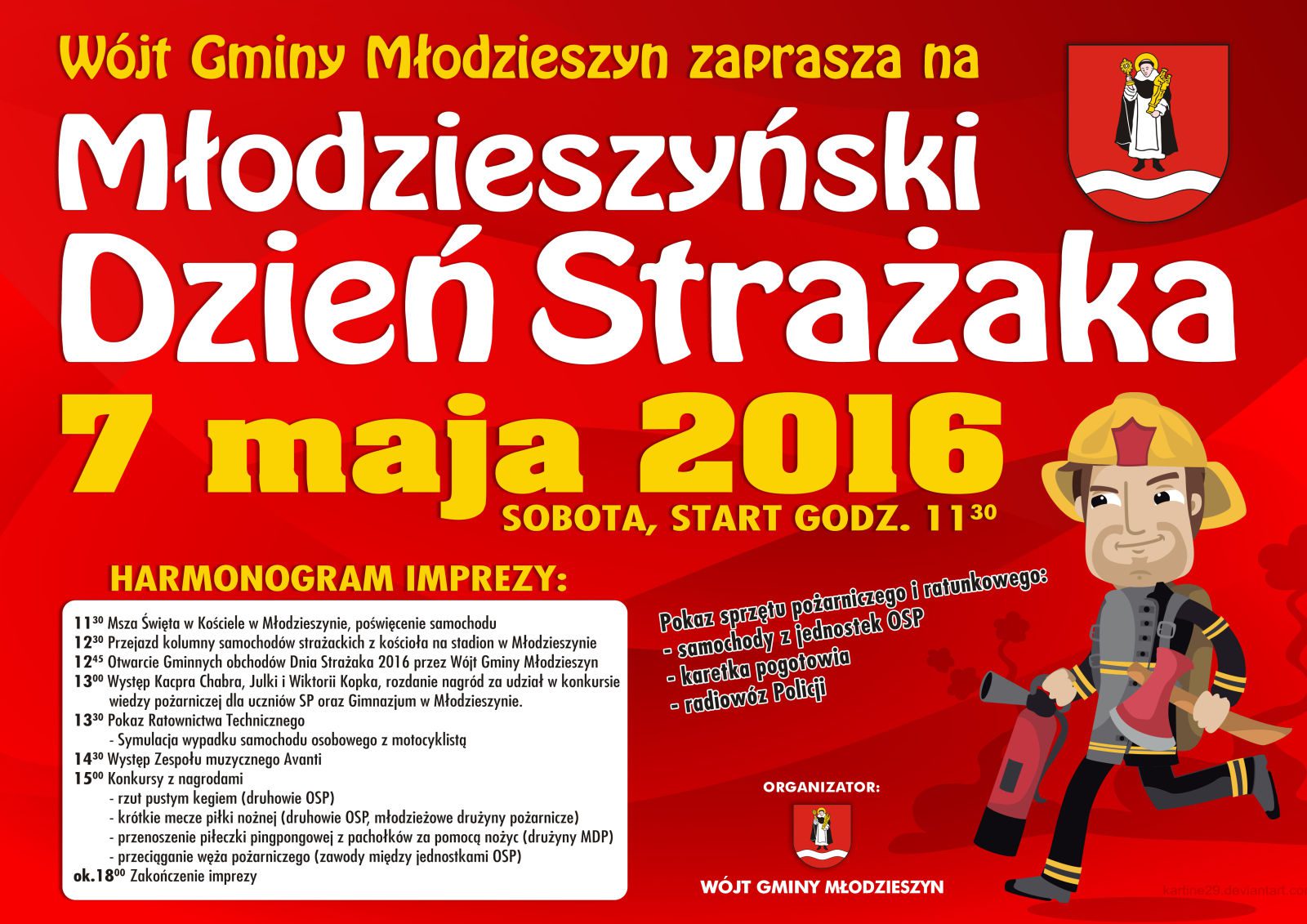 7.05.2016 - Młodzieszyński Dzień Strażaka