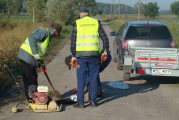 Prace remontowe na drogach gminnych Gminy Młodzieszyn