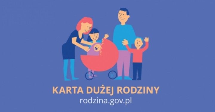 Do 31.12.2019 r.  bezpłatna Karta Dużej Rodziny  w formie elektronicznej