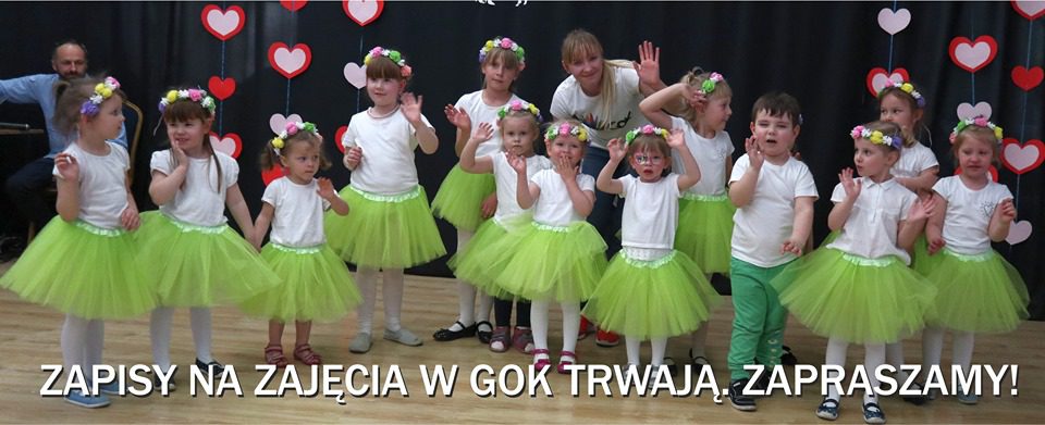 Zapraszamy na zajęcia w GOK w Młodzieszynie