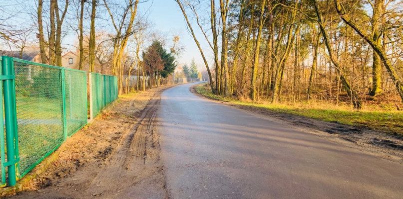 Remont drogi w Kamionie Poduchownym zakończony