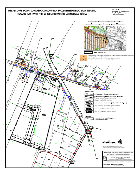 Wyłożenie projektu planu miejscowego dla Adamowej Góry