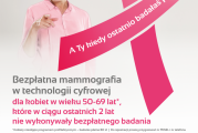 Bezpłatna mammografia dla kobiet w wieku 50-69 lat - 12 marca Młodzieszyn