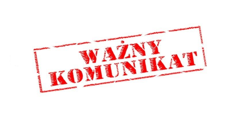 Ważny komunikat dotyczący funkcjonowania Urzędu Gminy Młodzieszyn i innych jednostek