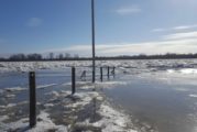 Stan wody na rzece Wiśle w dniu 15 lutego 2021 r.