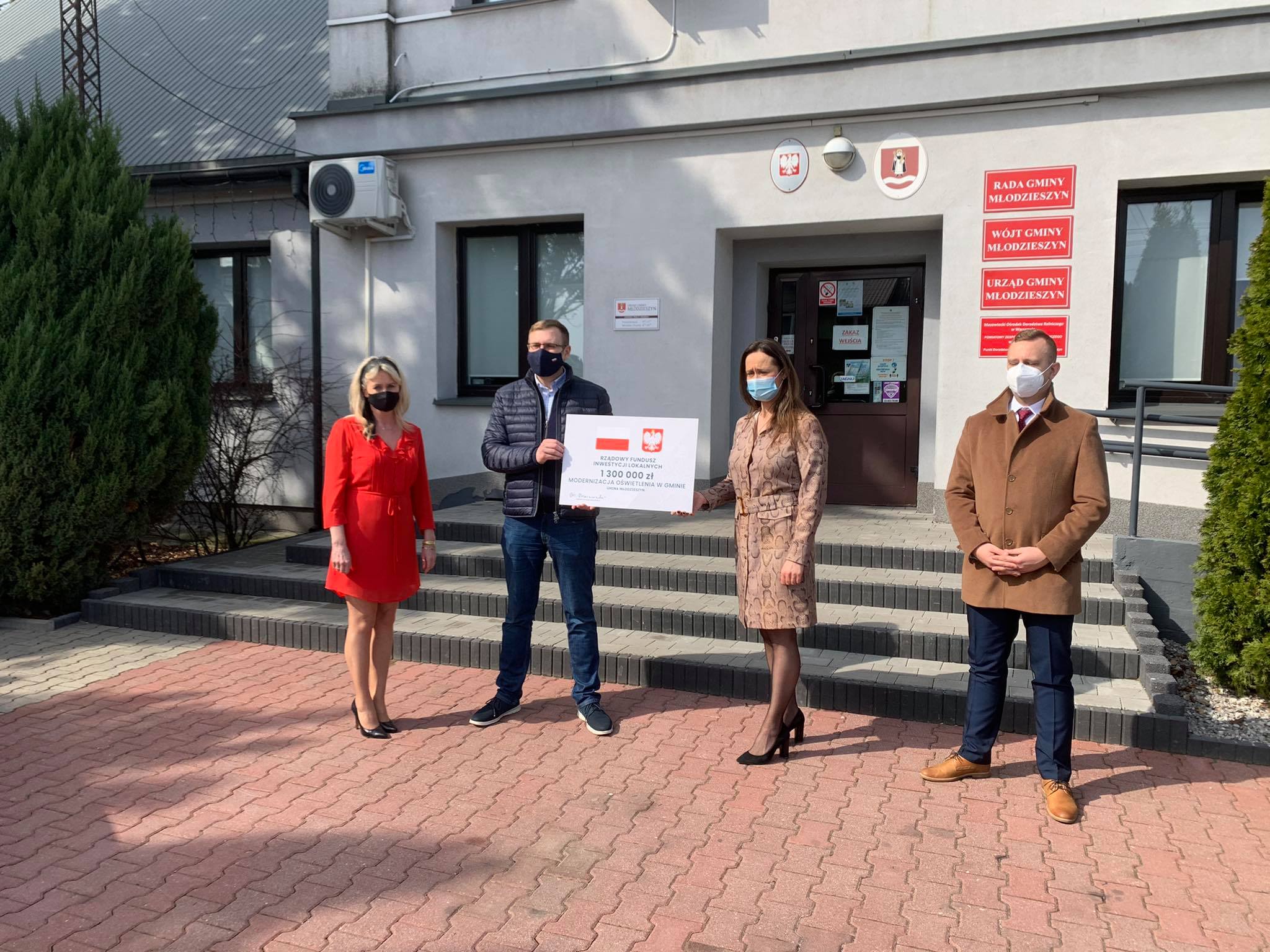 1,3 mln zł dla Gminy Młodzieszyn na modernizację oświetlenia ulicznego