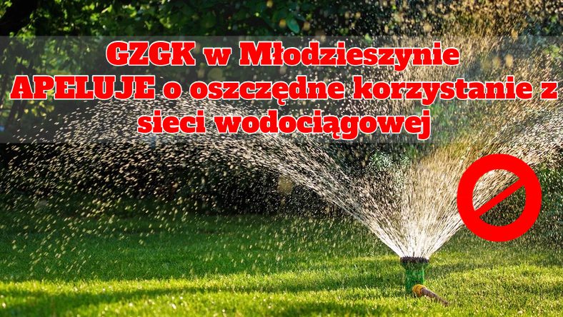 Apel GZGK w Młodzieszynie o sprawdzenie działek pod względem wycieku wody