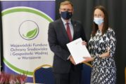 Podpisanie umów na utylizację azbestu gmin powiatu sochaczewskiego w Młodzieszynie