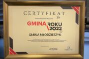 Gmina Młodzieszyn z certyfikatem Gmina Roku 2022