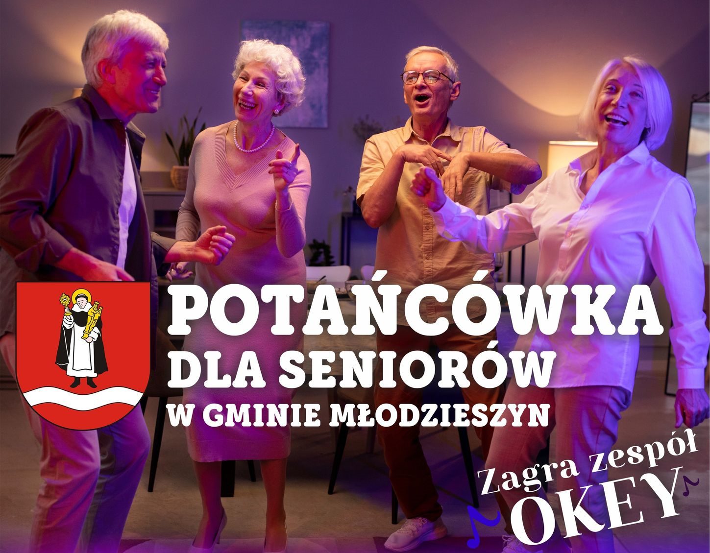 Klub Seniora zaprasza na potańcówkę 30 kwietnia 2022 r.