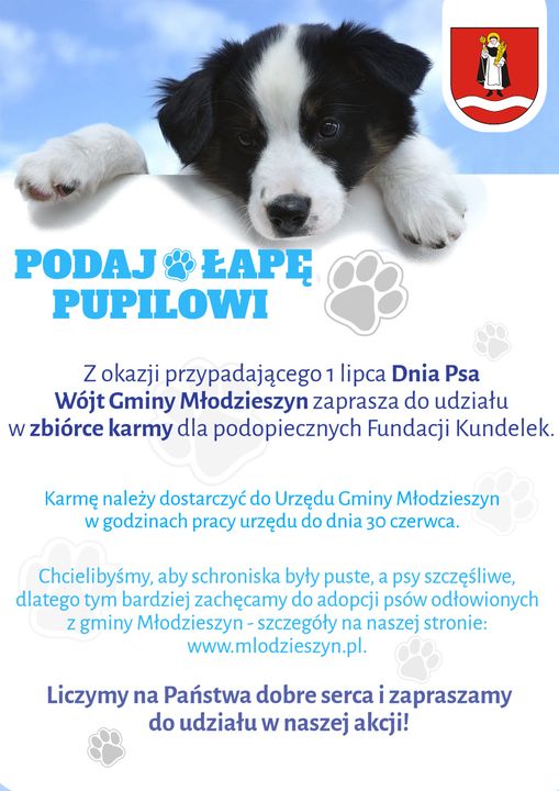 II edycja akcji PODAJ ŁAPĘ PUPILOWI - czyli pomagamy naszym czworonożnym przyjaciołom