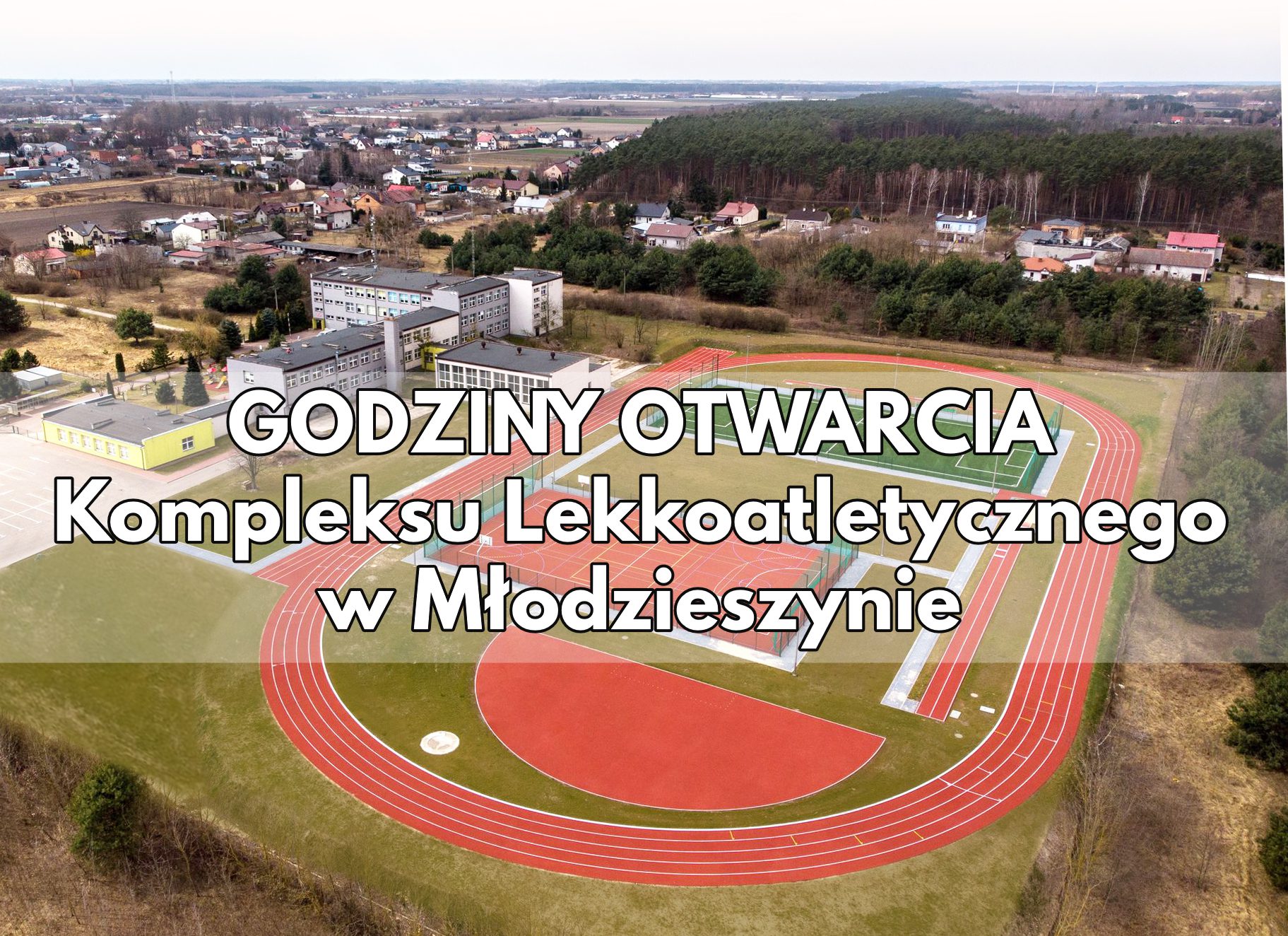 Kompleks lekkoatletyczny przy Szkole Podstawowe w Młodzieszynie otwarty