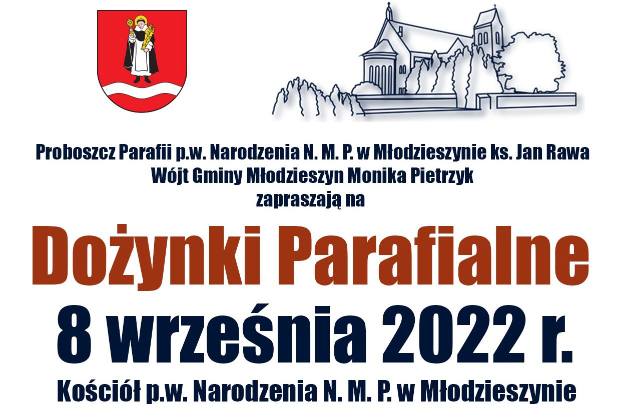 Zapraszamy na Dożynki parafialne do Młodzieszyna