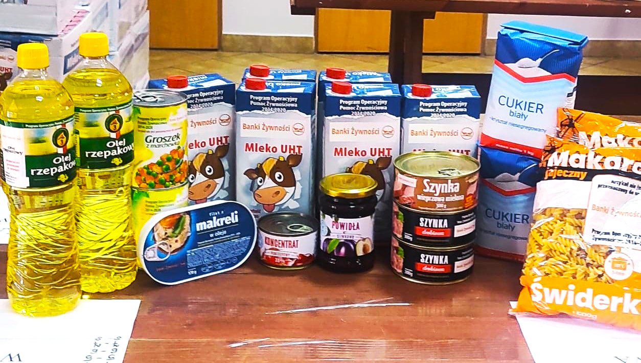 Kolejna pomoc żywnościowa dla mieszkańców gminy Młodzieszyn - rozdysponowano ponad 5 ton żywności
