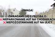 Informacja dot. parkowania na chodnikach i ulicach na terenie gminy Młodzieszyn