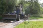 Prace remontowe dróg gminnych w gminie Młodzieszyn