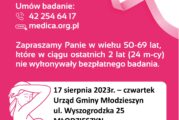 Bezpłatna mammografia w Młodzieszynie