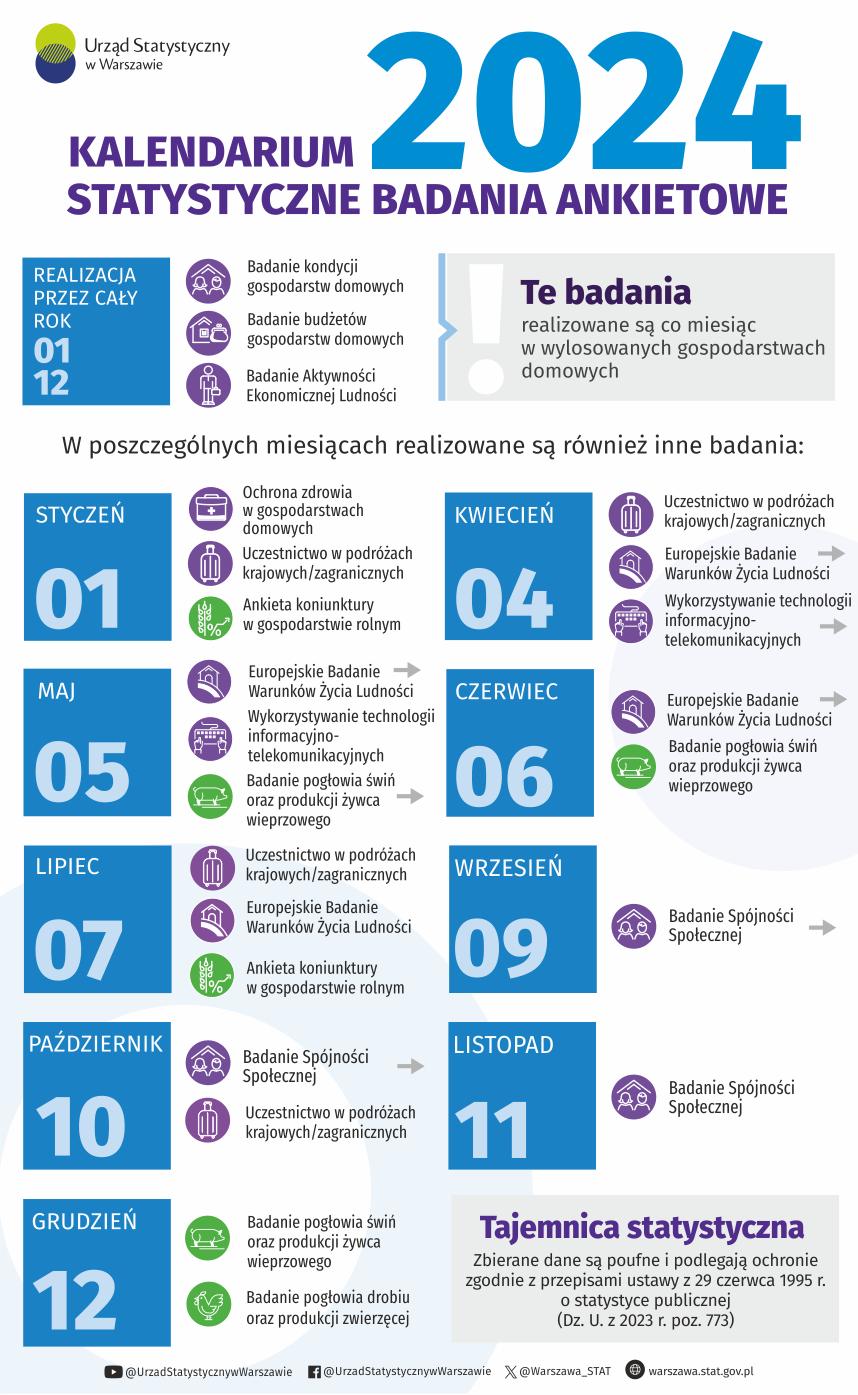 Statystyczne badania ankietowe w 2024 r.