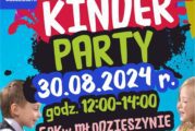 KINDER PARTY, CZYLI ZAKOŃCZENIE WAKACJI W GMINIE MŁODZIESZYN!