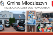 Gmina Młodzieszyn przekazała dary dla powodzian