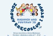 Zaproszenie na bezpłatne badania wad postawy u uczniów w wieku 7-15 lat w szkołach gminy Młodzieszyn