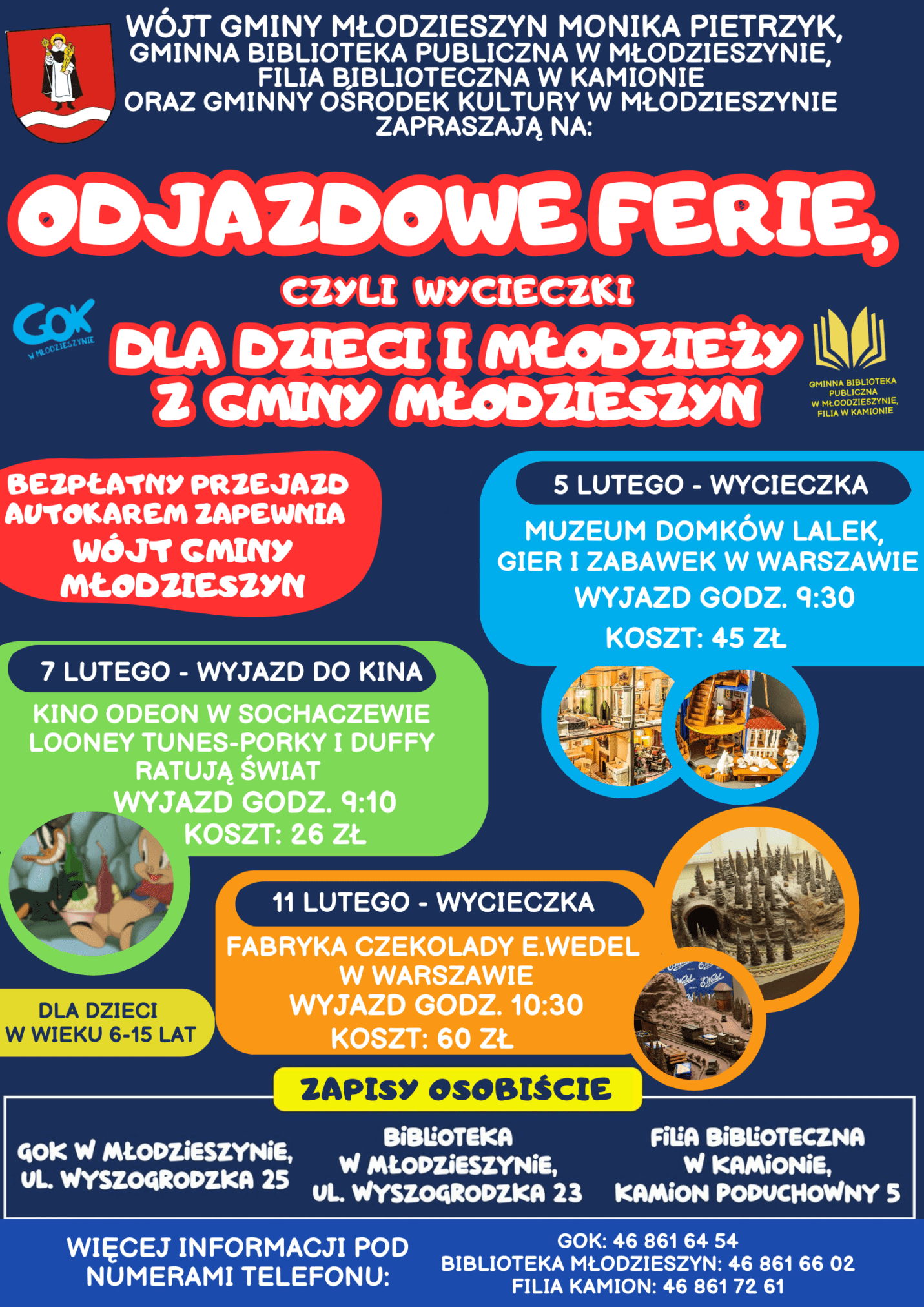 Odjazdowe Ferie 2025 w Młodzieszynie!