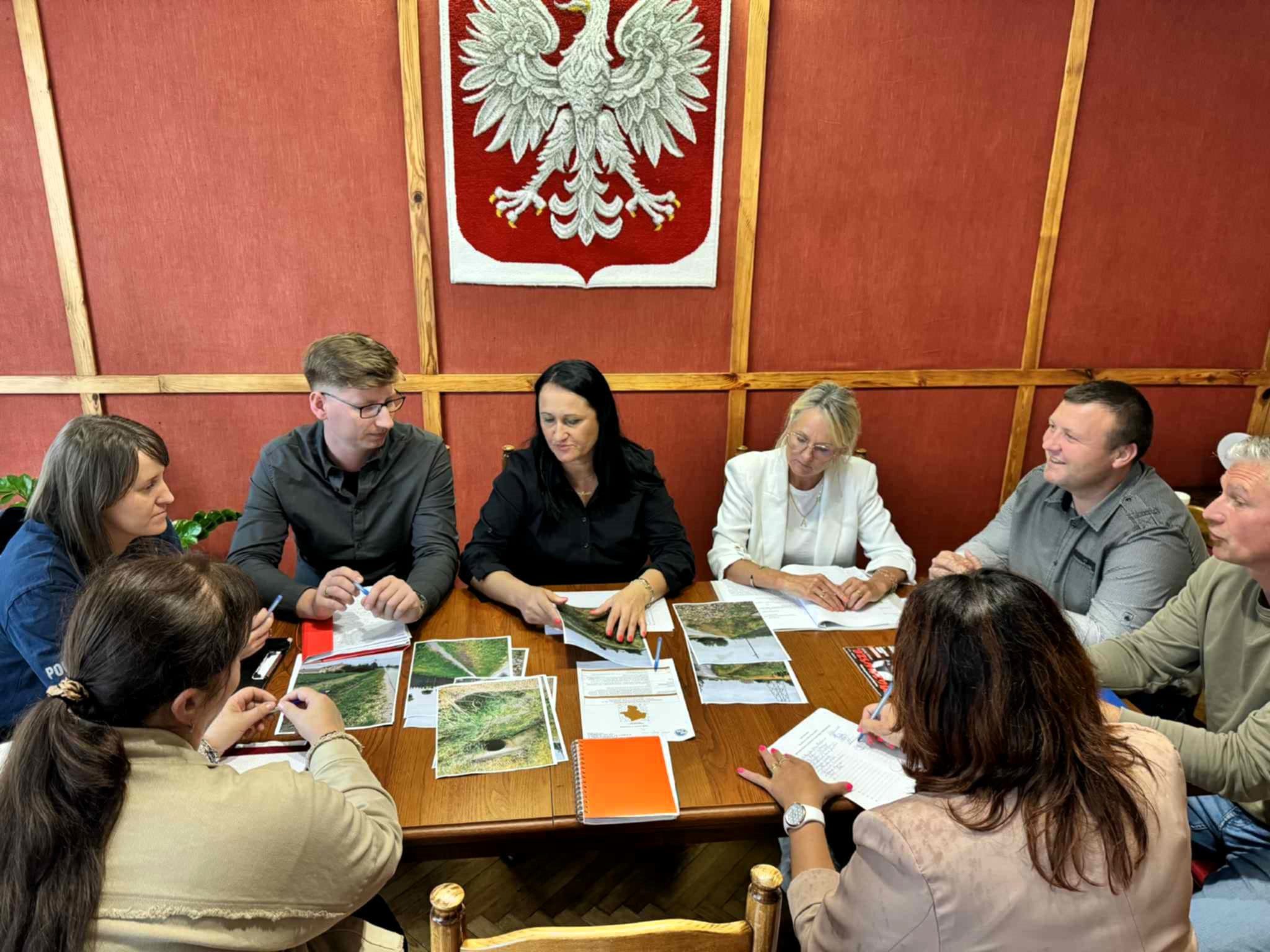 Wójt Gminy Młodzieszyn zorganizowała spotkanie Gminnego Zespołu Zarządzania Kryzysowego