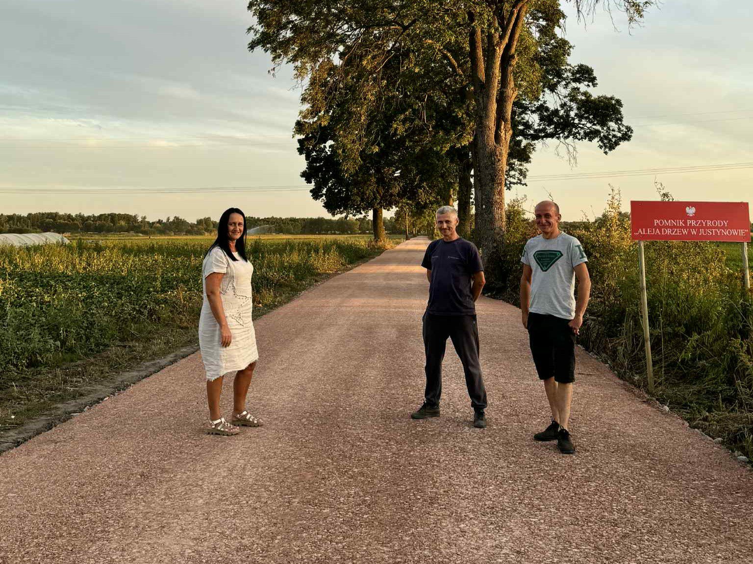 Trwa przebudowa drogi w Justynowie! 