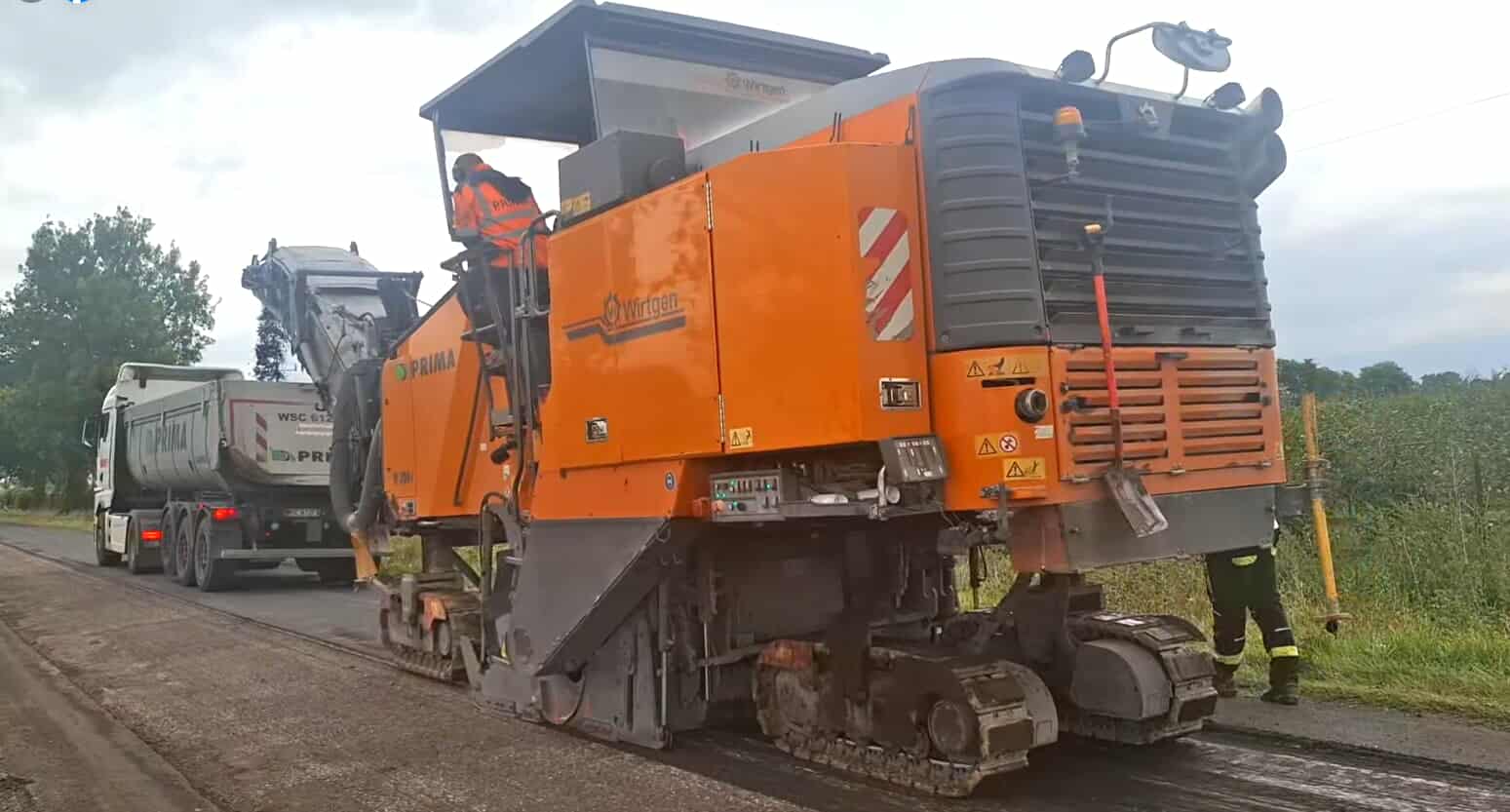 Remont drogi powiatowej w miejscowości Janów