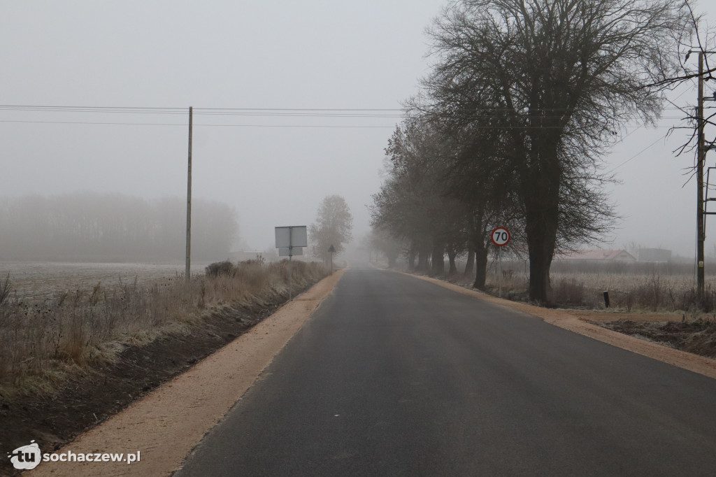 Wyremontowana droga powiatowa nr 3819W Ruszki – Rybno