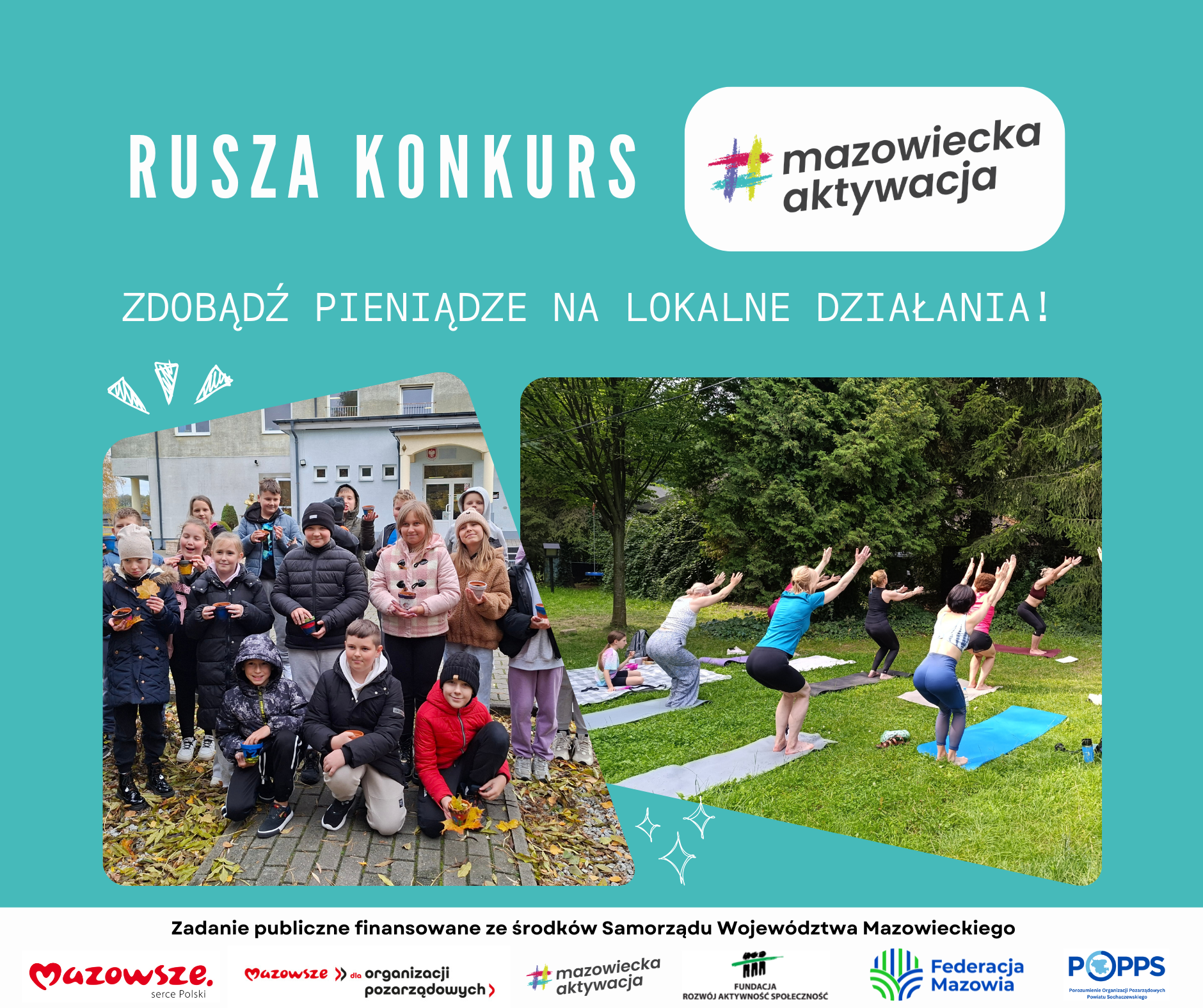 Nawet 6500 zł na lokalne działania społeczne – rusza konkurs #MazowieckaAktywacja2026!