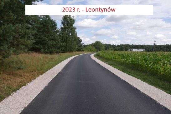 Zrealizowane inwestycje drogowe ostatnich lat na terenie Gminy Młodzieszyn   
