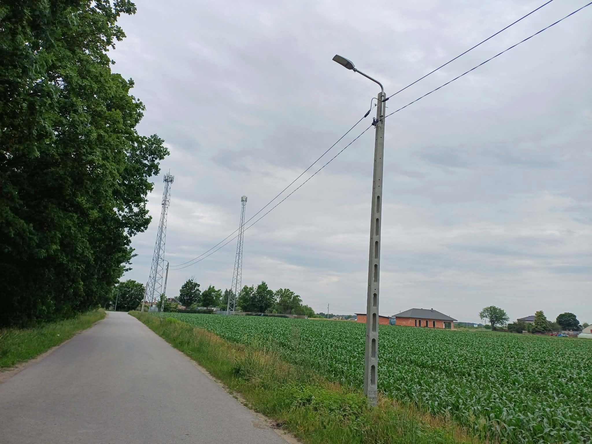 Rozbudowa oświetlenia na ul. Kruczej w Młodzieszynie