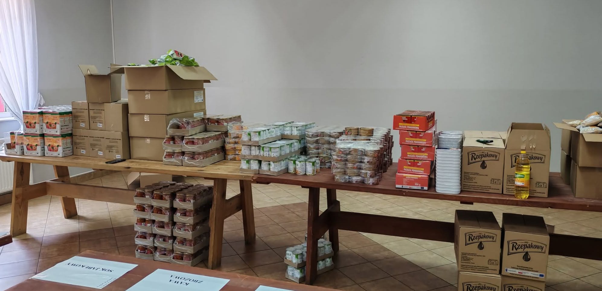 Piąty raz wydano paczki żywnościowe