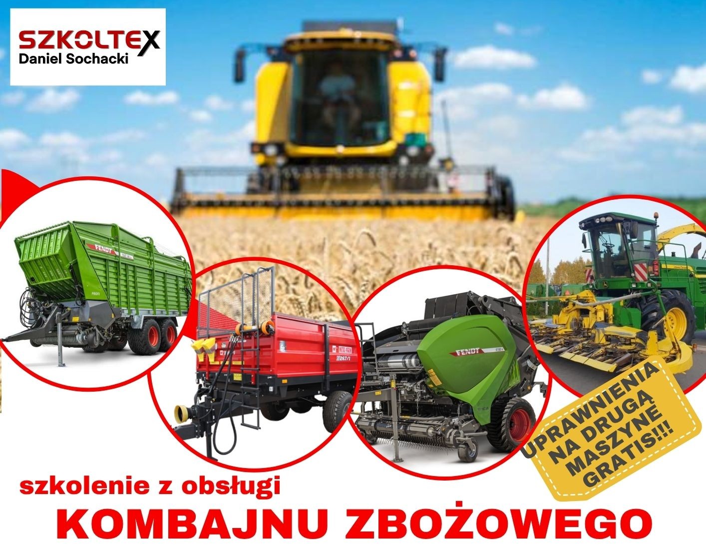 Szkolenie z bezpiecznej obsługi maszyn żniwnych