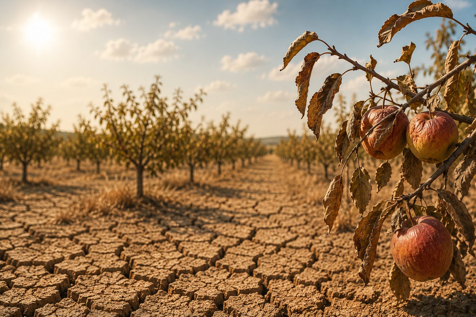ZGŁOSZENIE SZKODY SPOWODOWANEJ PRZEZ WYSOKIE TEMPERATURY W UPRAWACH OWOCÓW I WARZYW