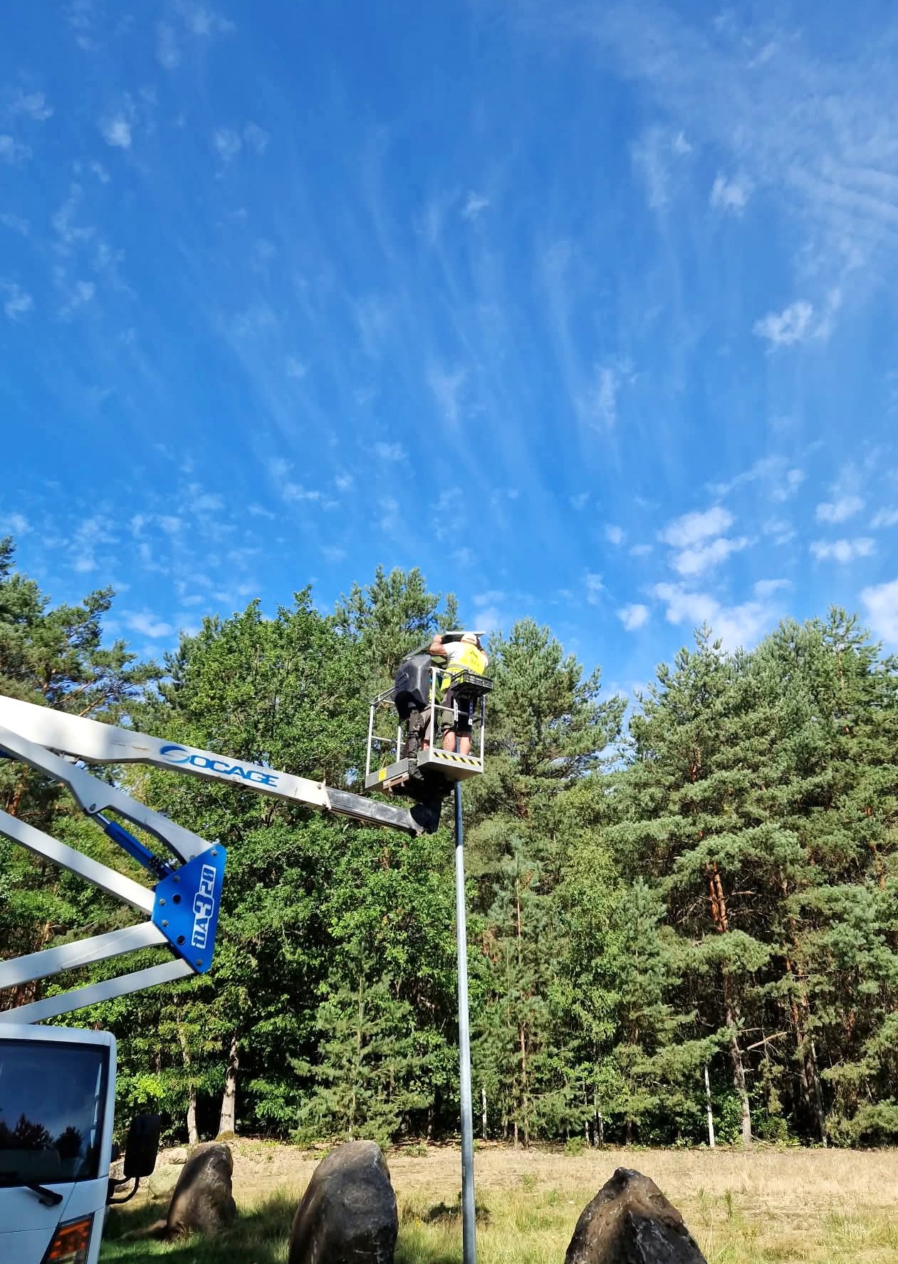 Budowa energooszczędnego oświetlenia w gminie Młodzieszyn – etap II realizacja (5)